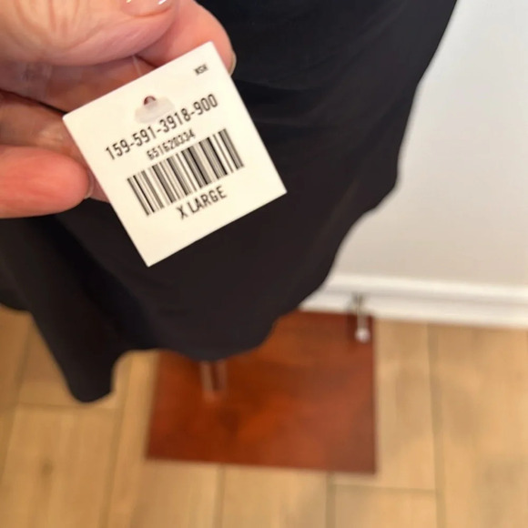 ABERCROMBIE & FITCH HALTER TIE LOW BACK BLACK DRESS NEW WITH TAGS XL - Picture 7 of 7